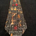 Education-themed tie from the collection