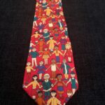 Education-themed tie from the collection