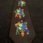 Education-themed tie from the collection